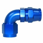 custom anodising blue-90-deg-teflon-hose-end